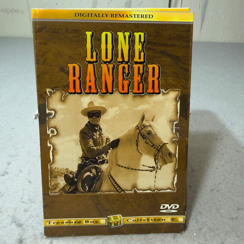 Lone Ranger Treasure Box Collection DVD Digitally Remastered Black and White 90m